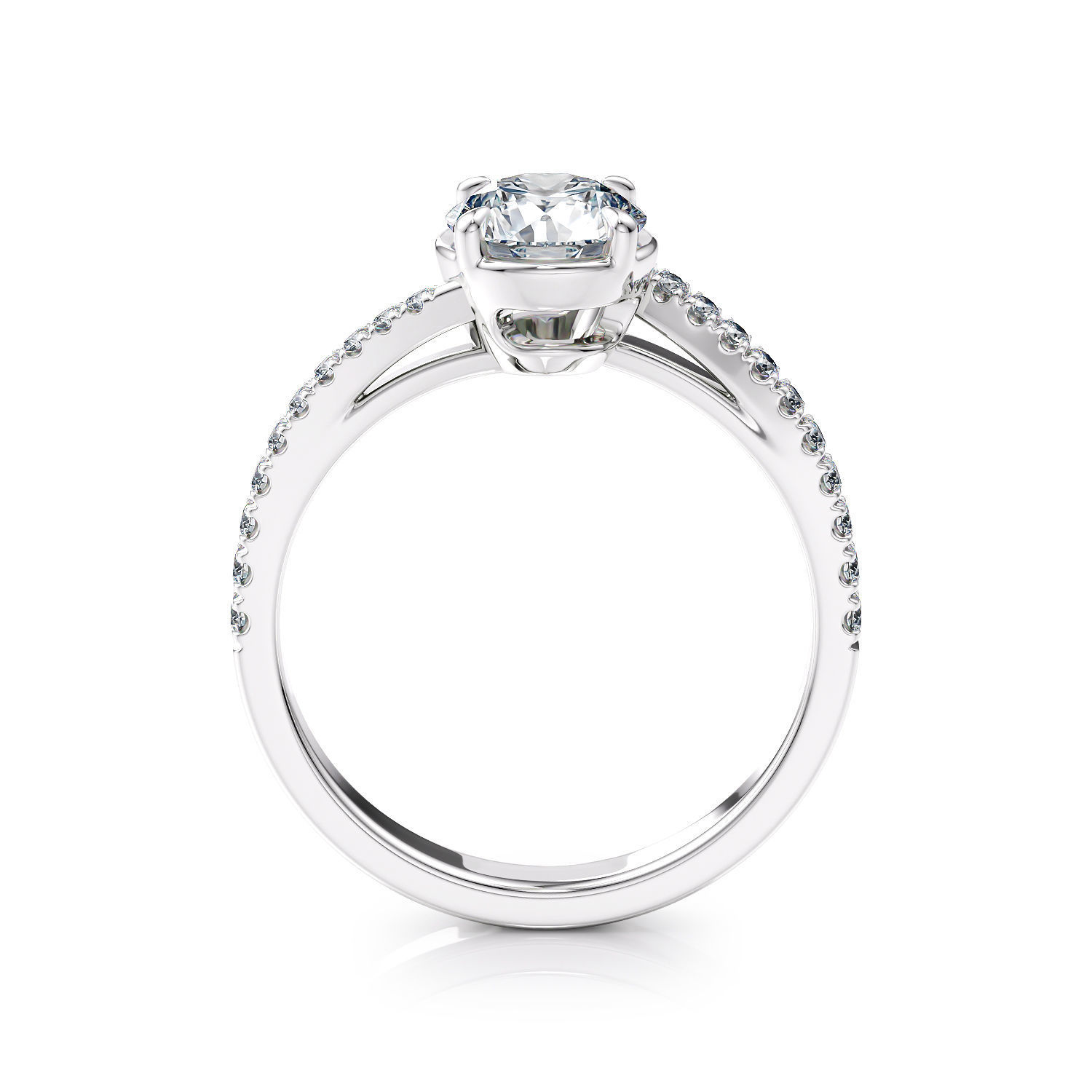 Twisted engagement ring R 0348 printable 3d model 3D print model_8