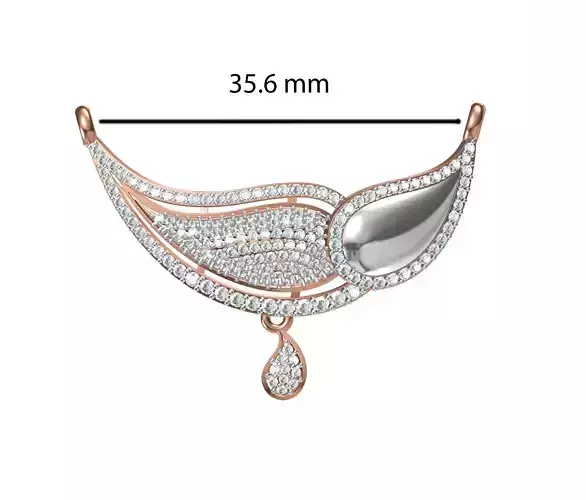 Women Necklace Pendant STL JCD Details