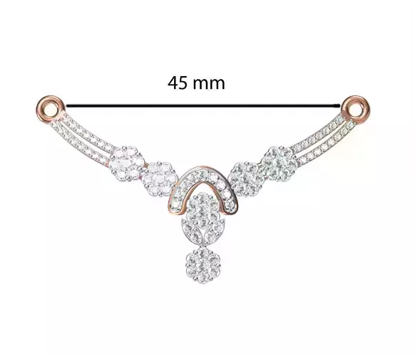 Women Necklace Pendant STL JCD Details