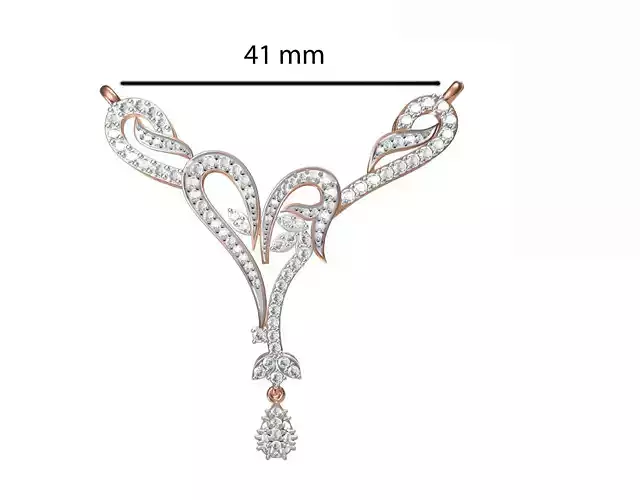 Women Necklace Pendant STL JCD Details