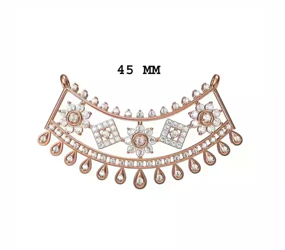 Women Necklace Pendant STL JCD Details