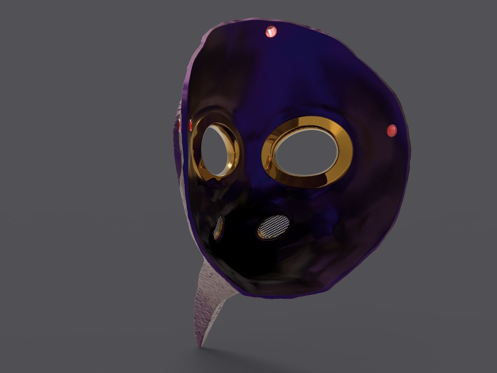 Plague doctor mask 3D print model 3D print model_17