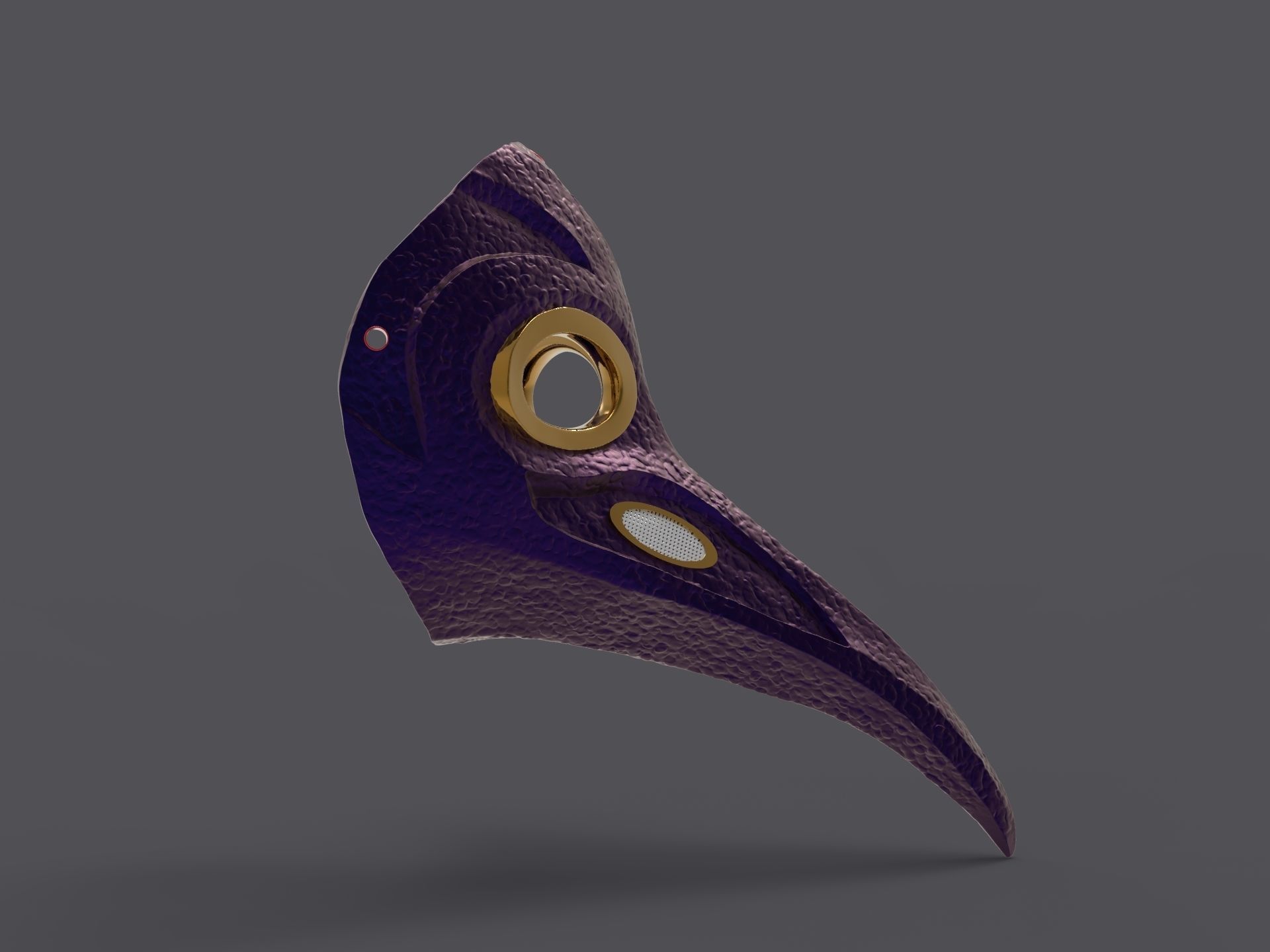 Plague doctor mask 3D print model 3D print model_22