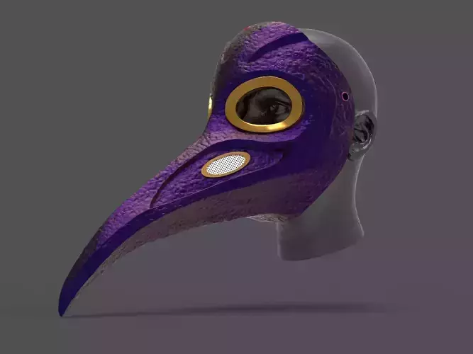 Plague doctor mask 3D print model 3D print model