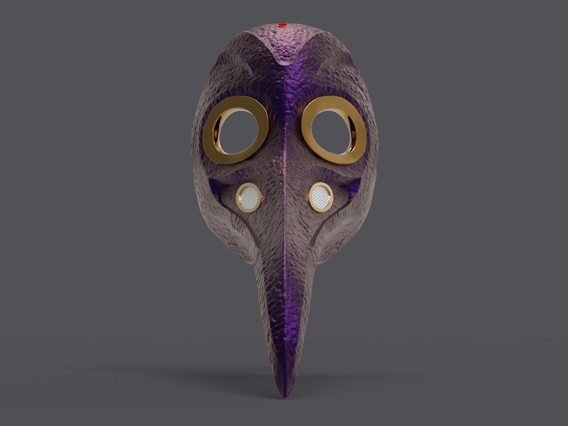 Plague doctor mask 3D print model 3D print model_10