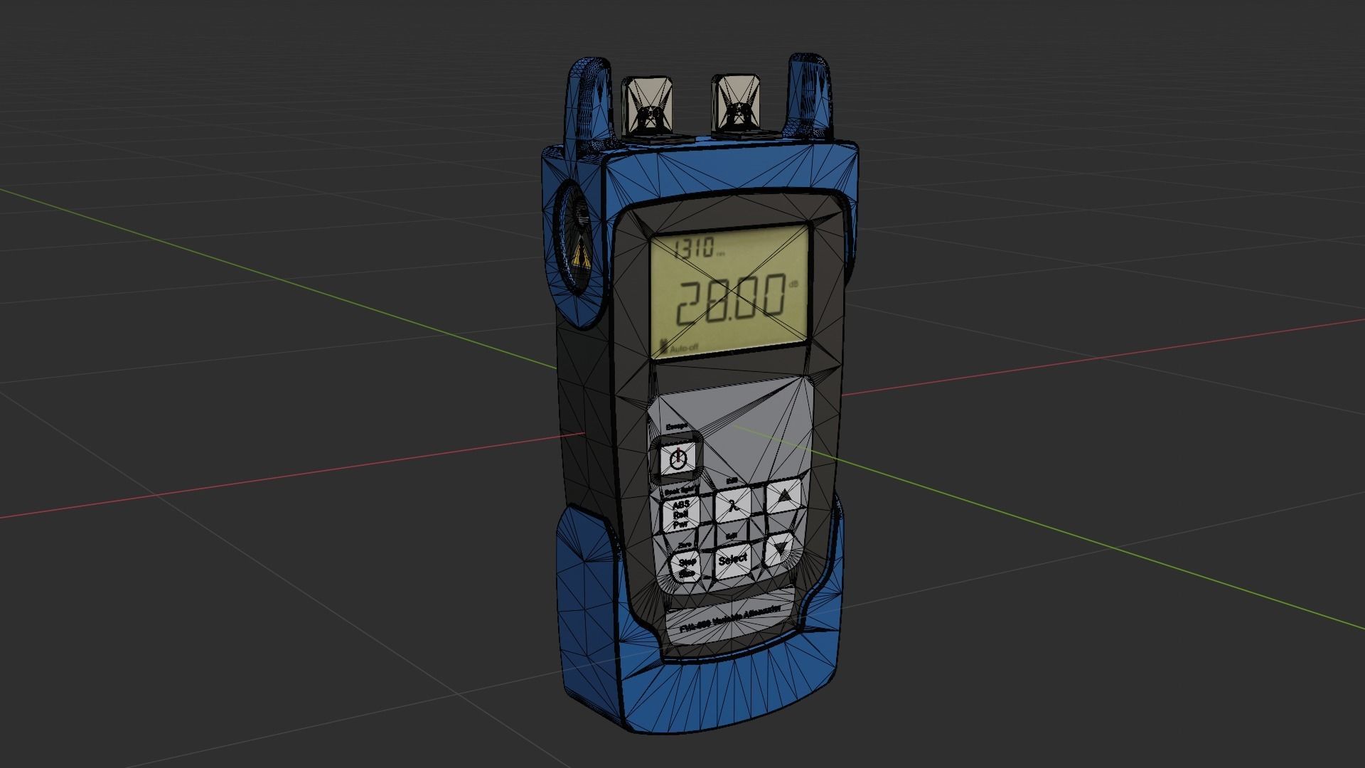 Optical Power Meter 3D model_4