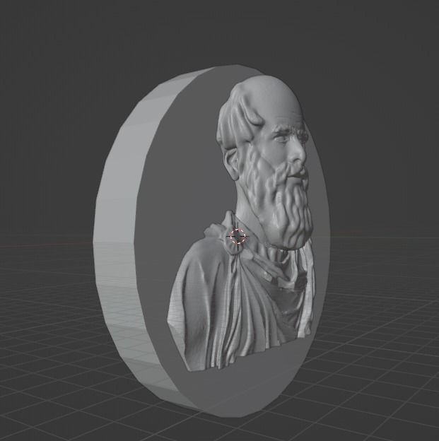 Archimedes Relief 3D print model_6