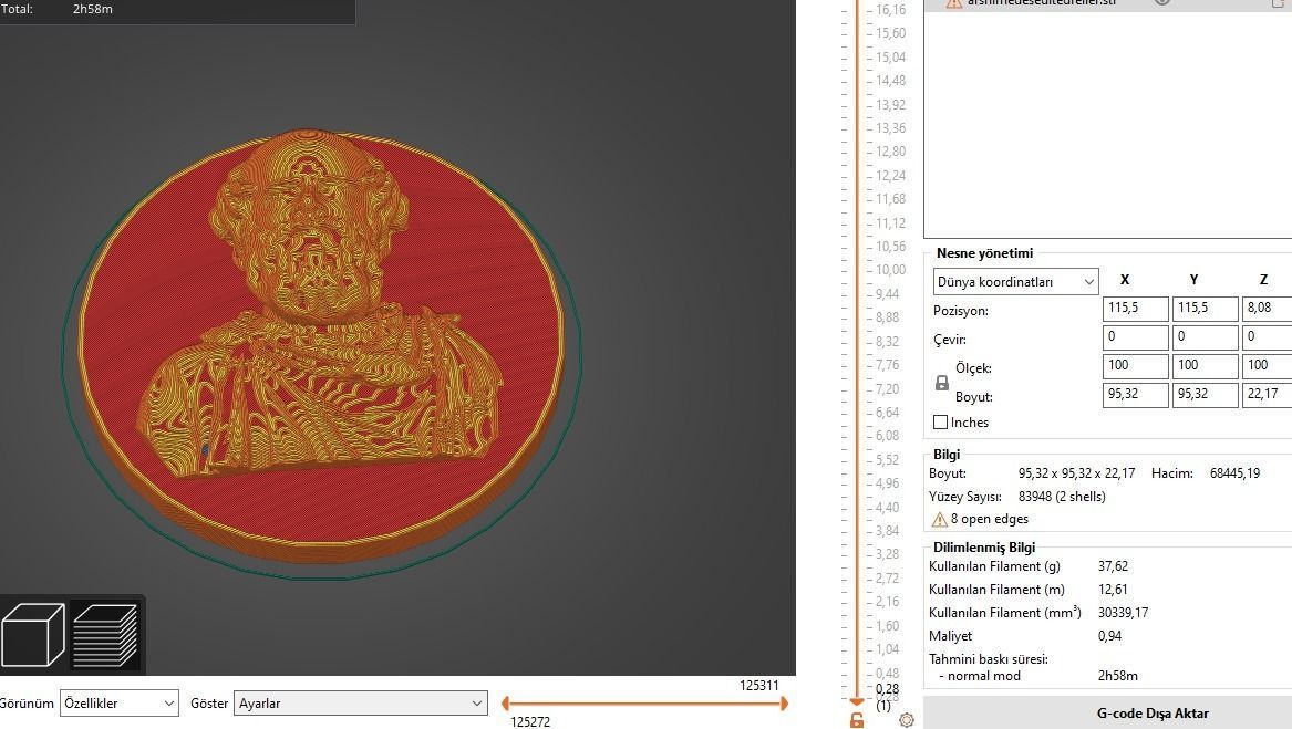 Archimedes Relief 3D print model_4