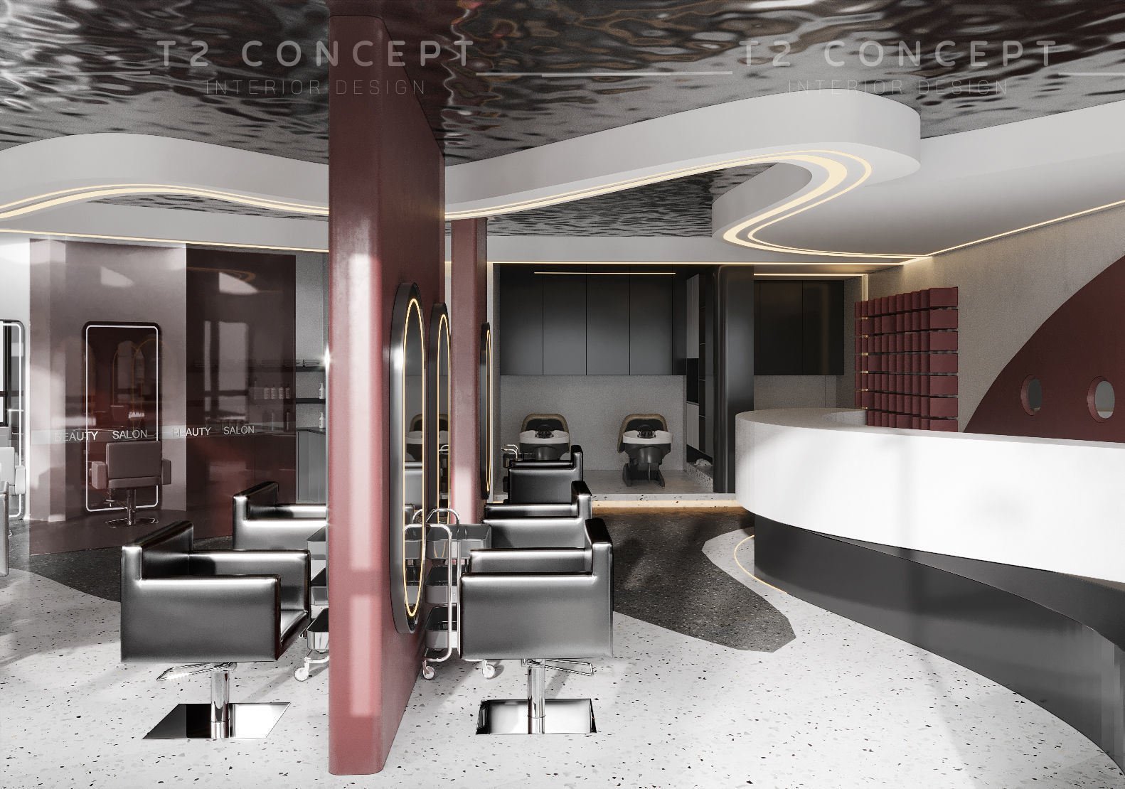 HAIR SALON 3D model_2