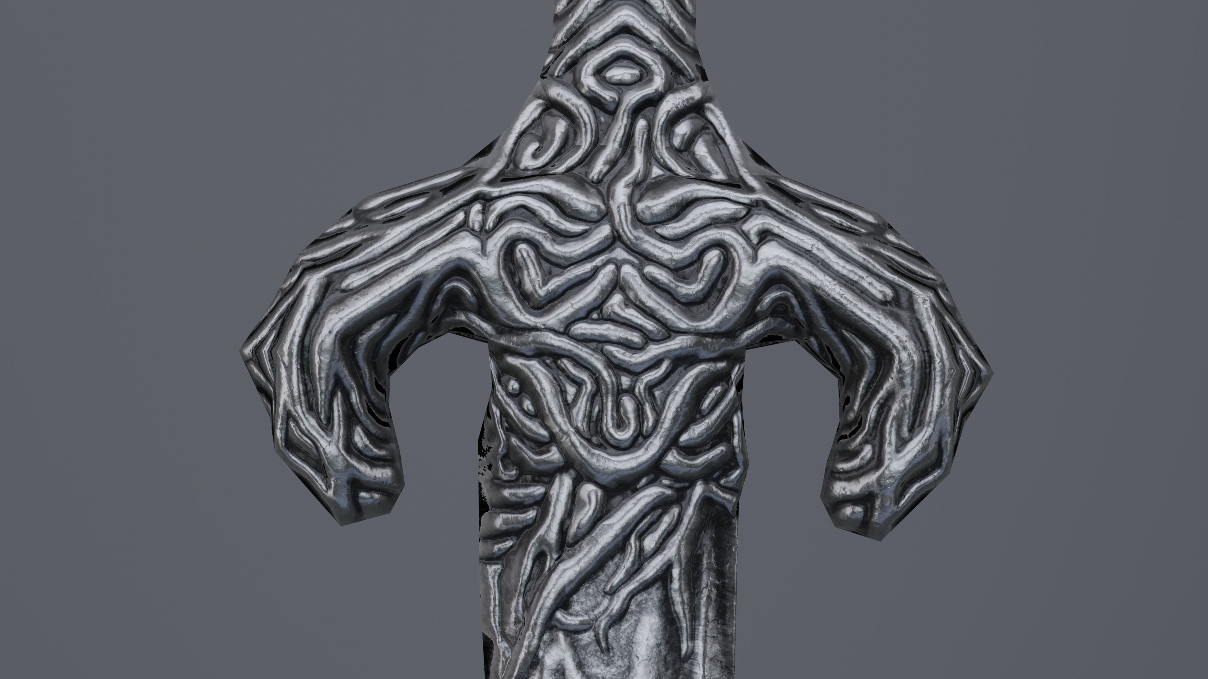 Sword 09 Low-poly 3D model_7