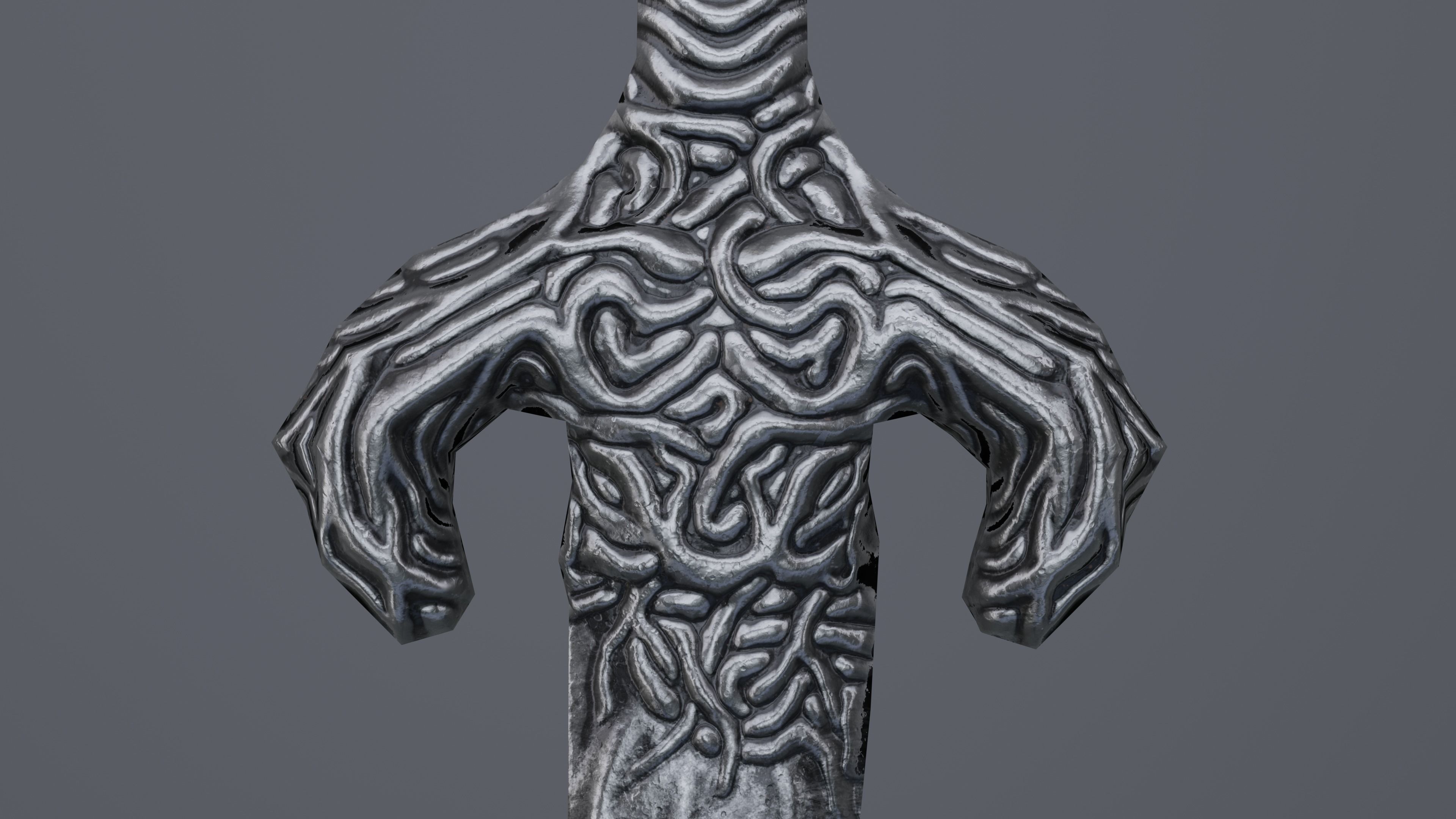 Sword 09 Low-poly 3D model_8