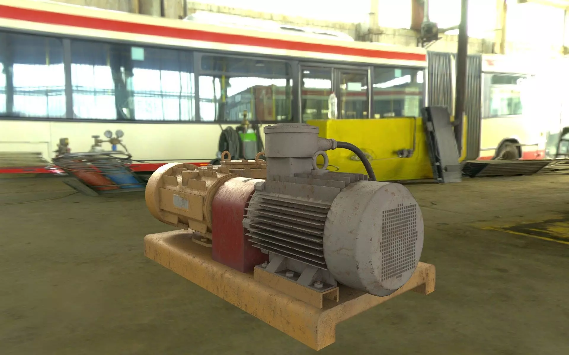 pumps Free low-poly 3D model_0