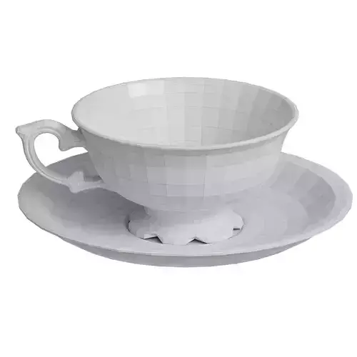 Tea-Cup Low-poly 3D model Tea-Cup Low-poly 3D model