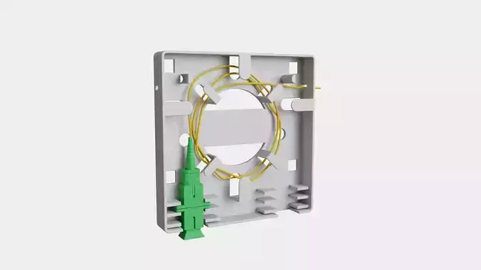 Fiber optic line termination box