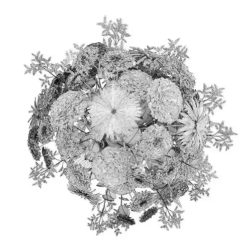 Flower Bouquet in Vase