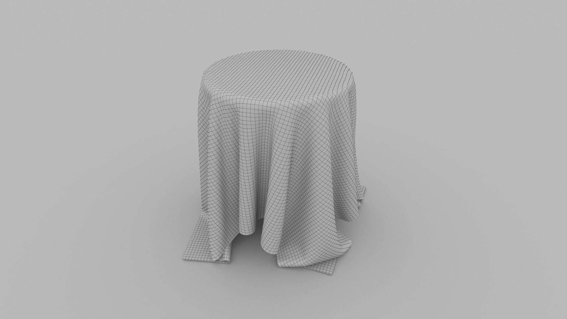Tablecloth 3D model_5