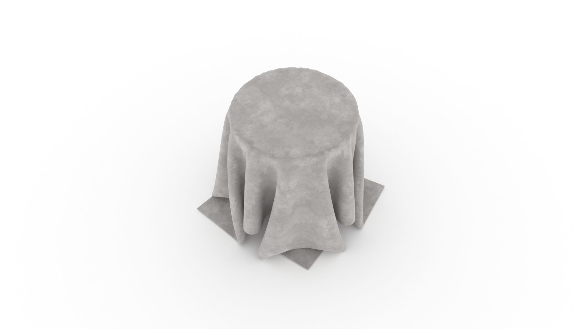 Tablecloth 3D model_2