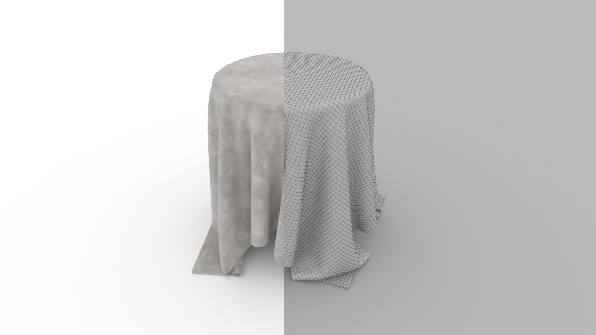 Tablecloth 3D model_4