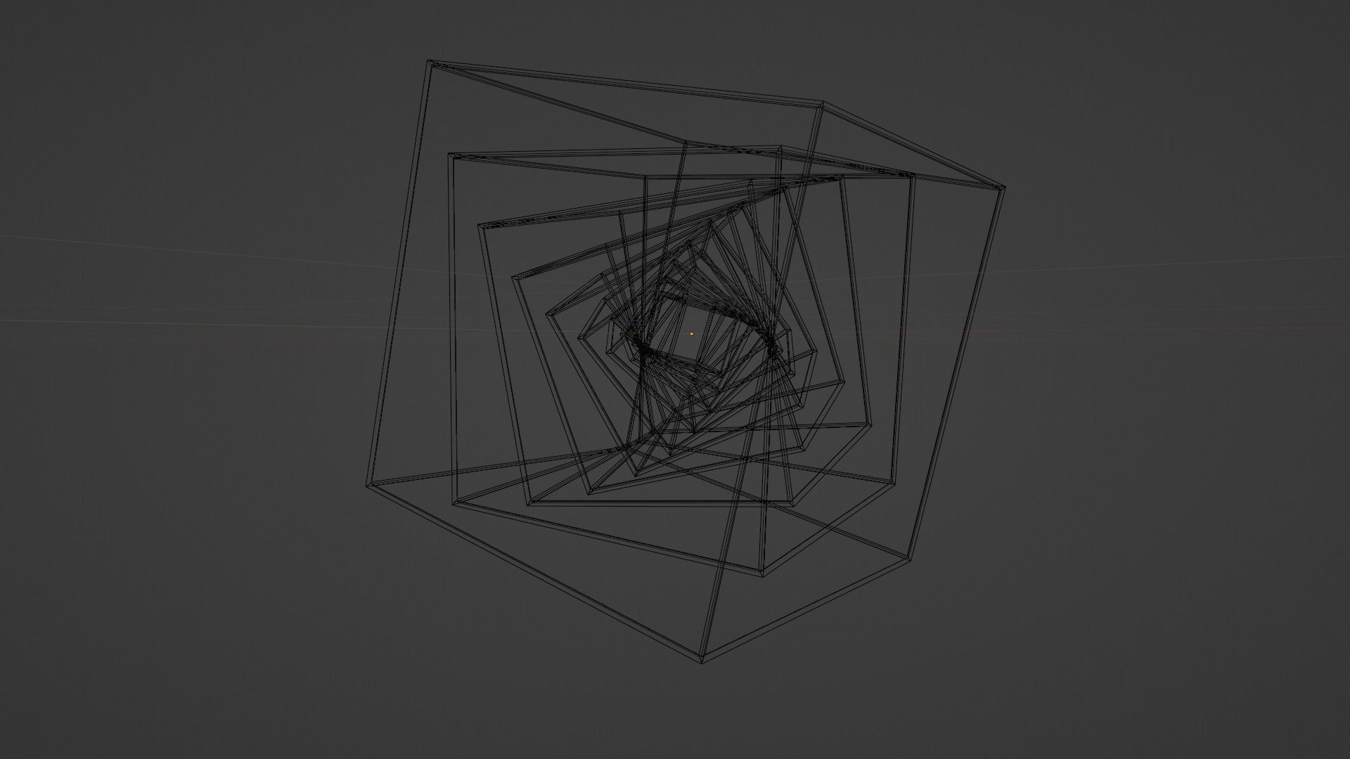 Wire Cube 3D model_5