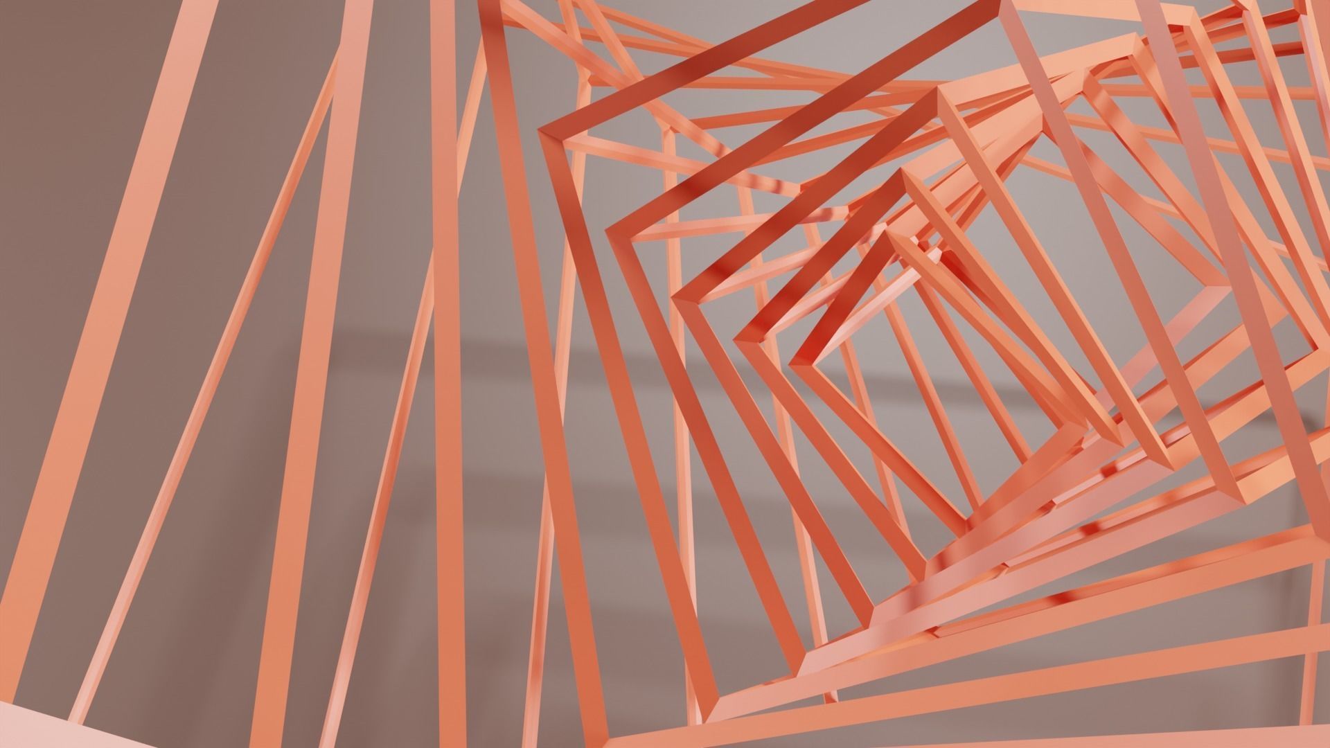 Wire Cube 3D model_6