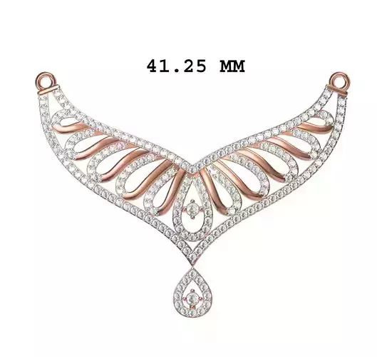Women Necklace Pendant STL JCD Details