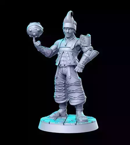 Wakka Final Fantasy 32mm Pre-supported