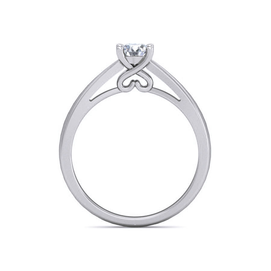 Women Solitaire Ring 3dm stl 3mf mtl gltf glb obj render detail 3D print model_4