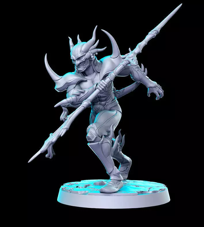 Cecil Harvey  2 models Final Fantasy 32mm Pre-supported 3D print model_0