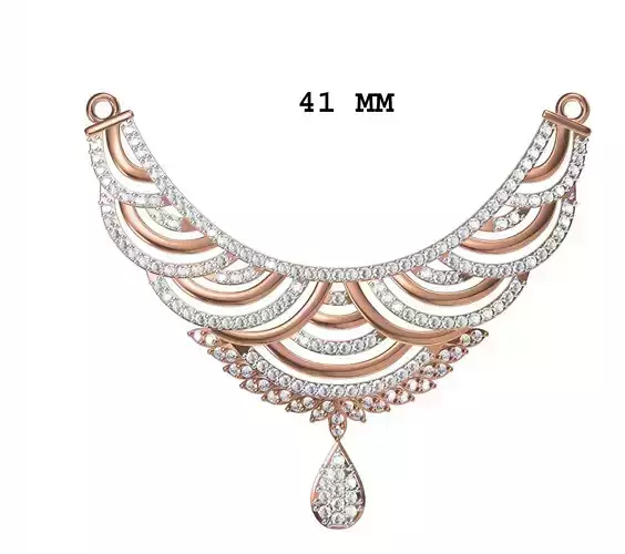 Women Necklace Pendant STL JCD Details