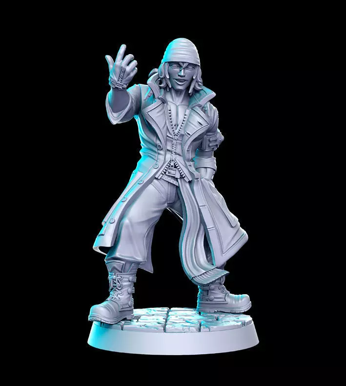 Snow Villiers Final Fantasy 32mm Pre-supported 3D print model_0