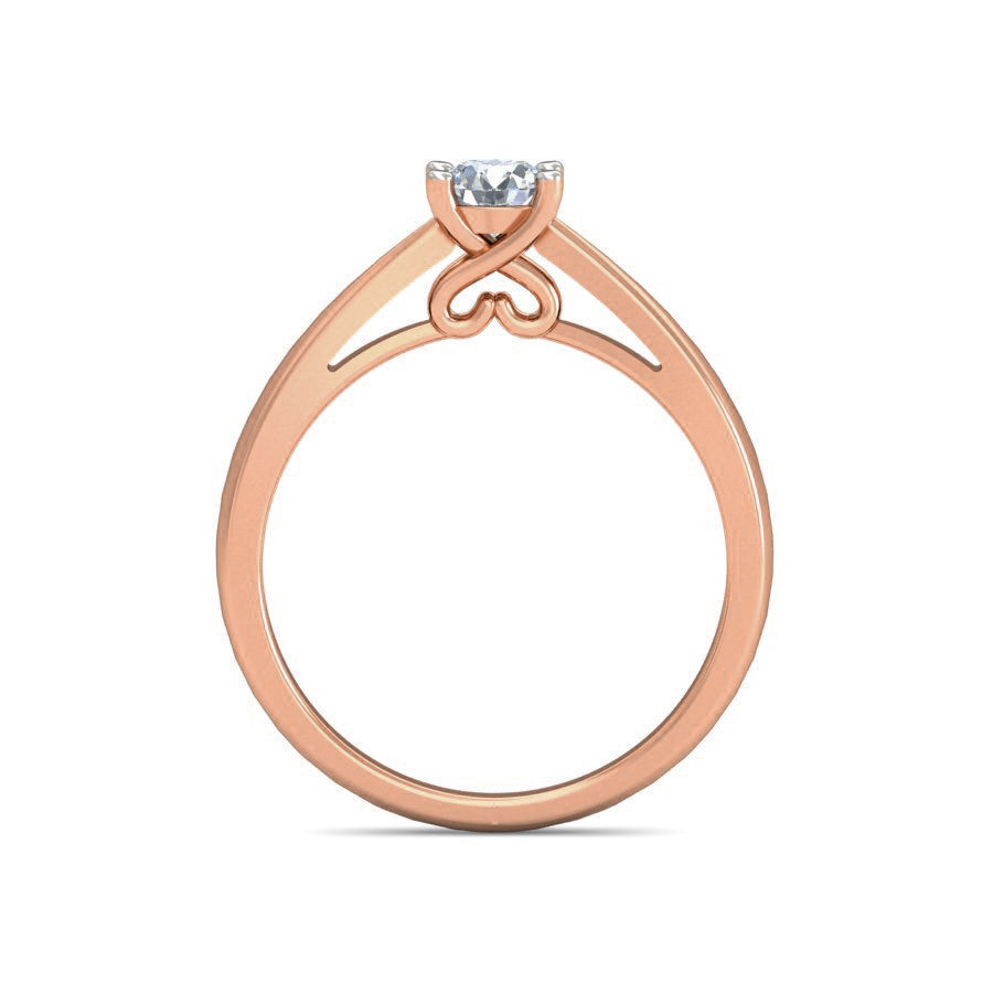 Women Solitaire Ring 3dm stl 3mf mtl gltf glb obj render detail 3D print model_3