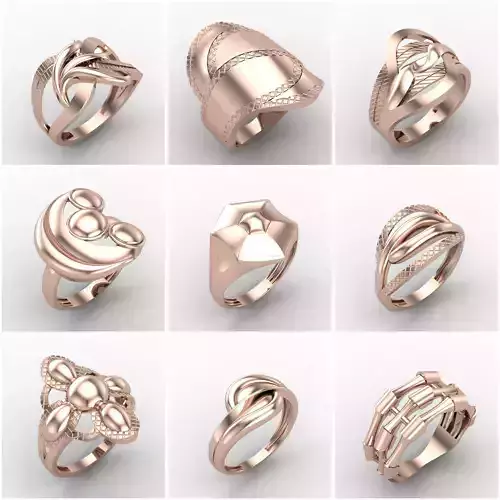 72 Model Files -Women Ring Womens Rings Plain Models  3DM STL 3D Model Collection 72 Model Files -Women Ring Womens Rings Plain Models  3DM STL 3D Model Collection