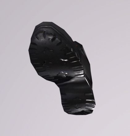 Fireman Shoes Low-poly 3D model_6