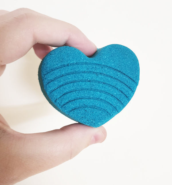 Bath Bomb Mold Hybrid Rainbow Heart - Digital File  3D print model_2
