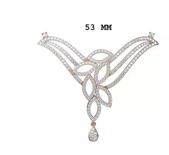 Women Necklace Pendant STL JCD Details