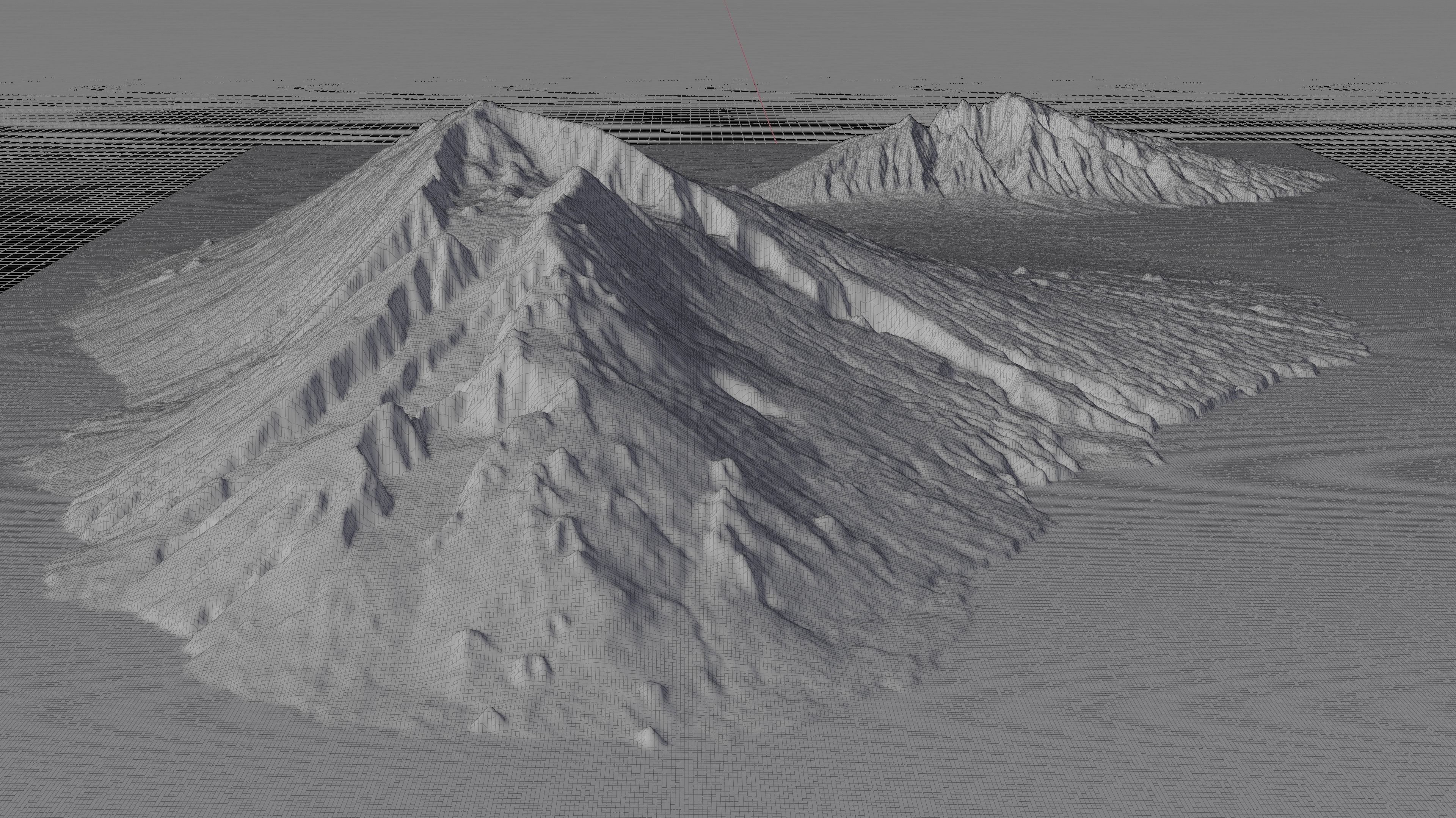 Maui island full 3d model terrain 3D model_4