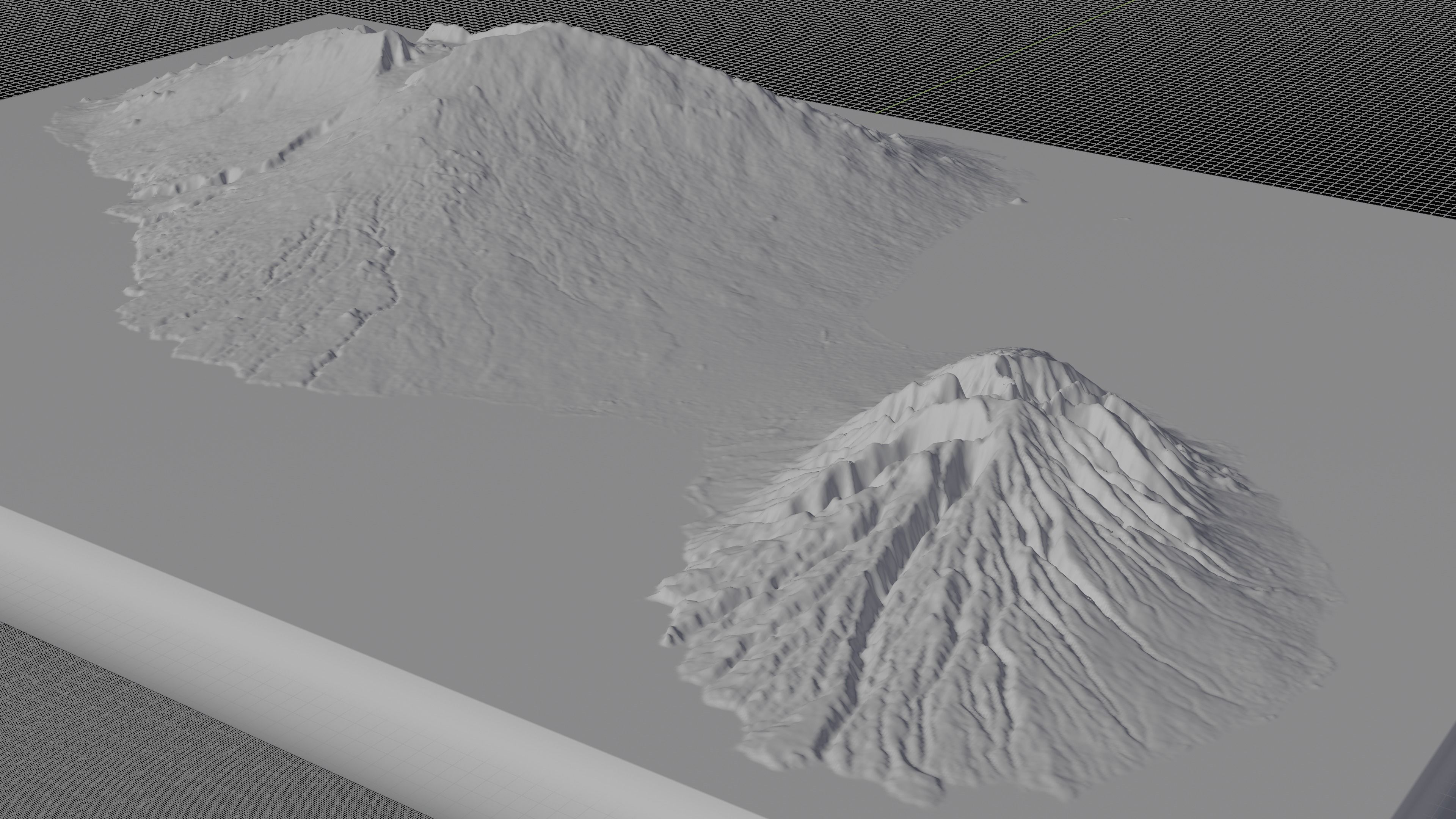 Maui island full 3d model terrain 3D model_3