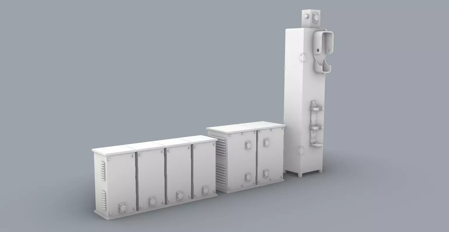 PM Storage Cabinet Set 3D print model