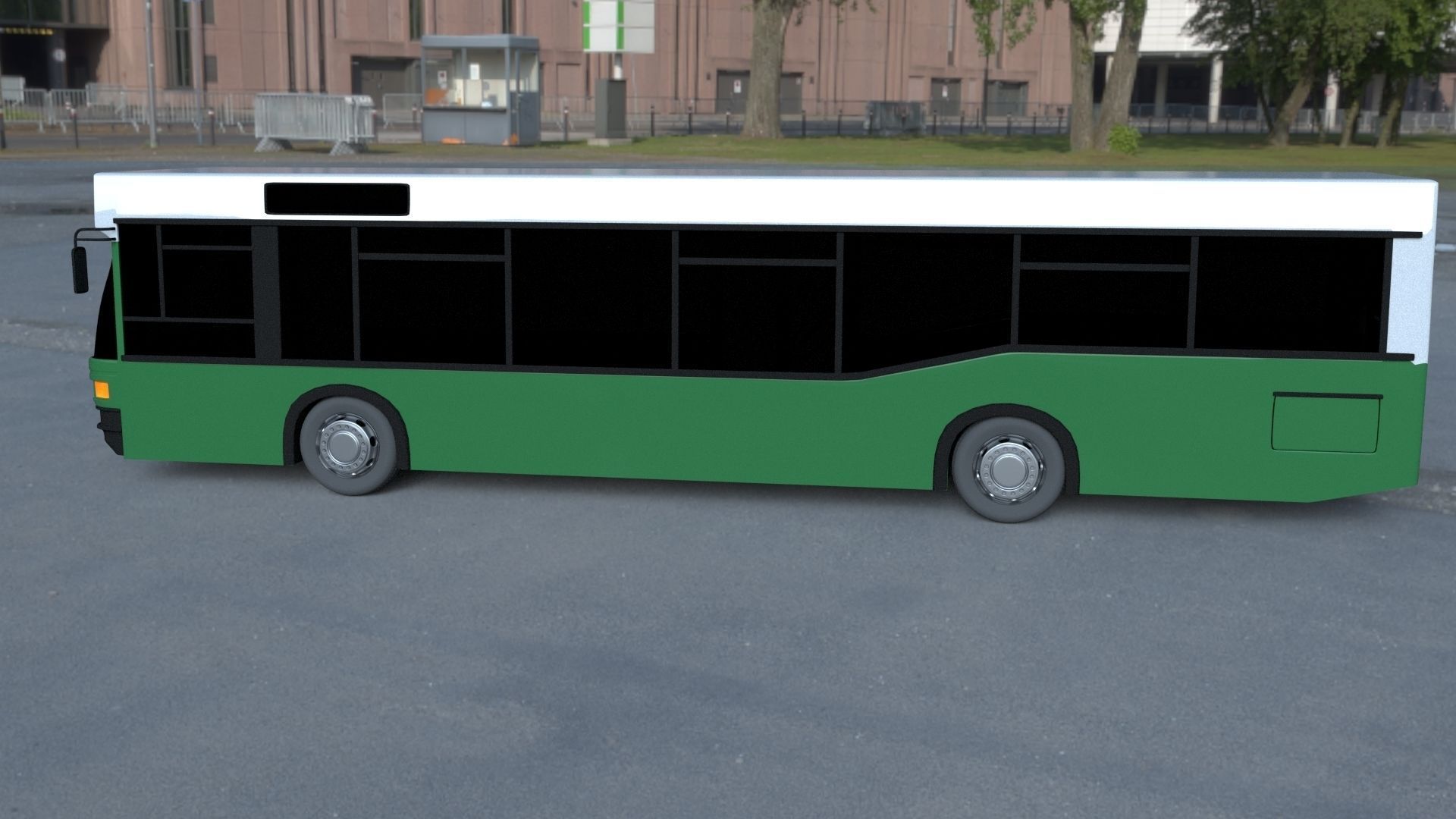 MAZ 105 HDRI 3D model_6