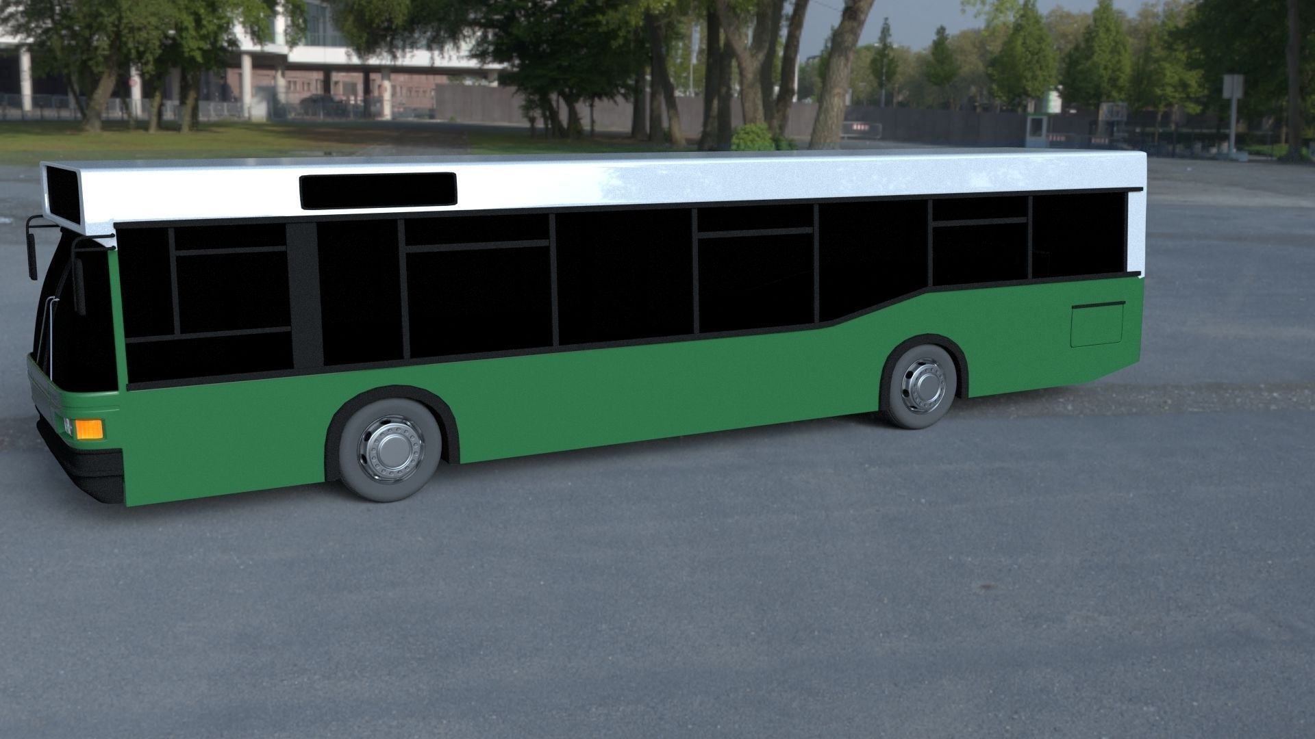 MAZ 105 HDRI 3D model_3