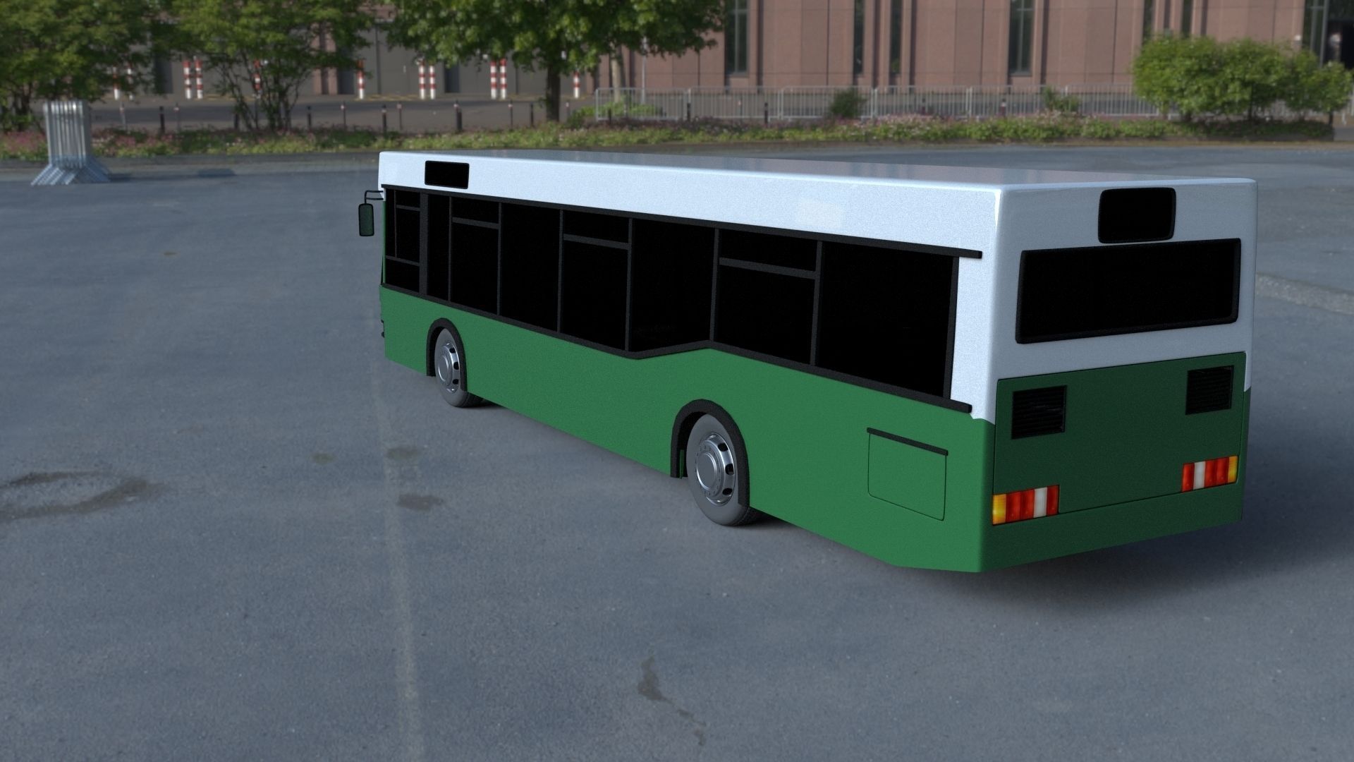 MAZ 105 HDRI 3D model_5