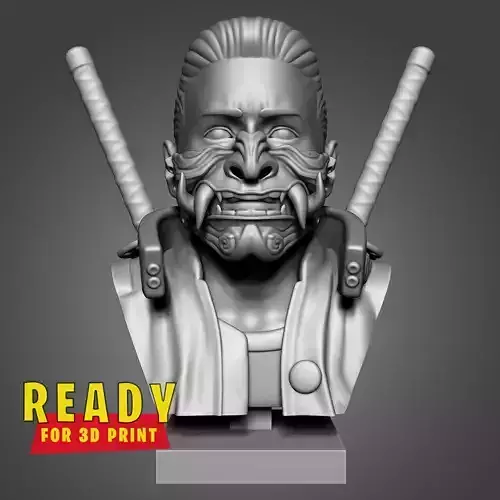 Samurai Bust 