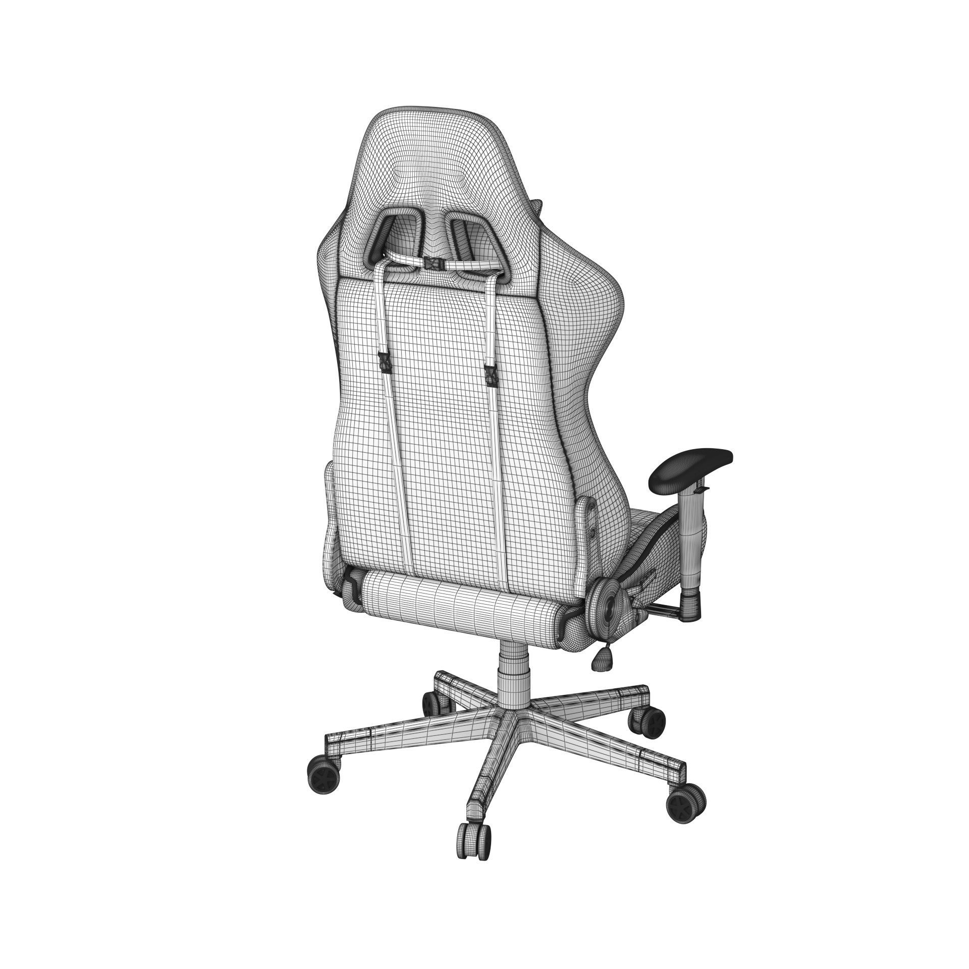 Gaming Chair 3D model 3D model_6