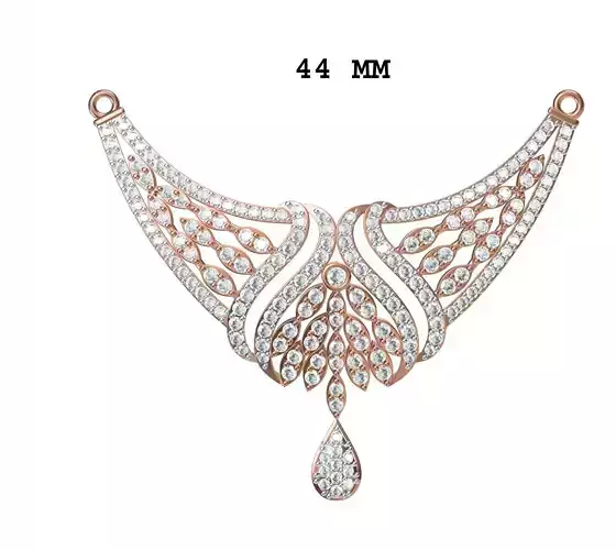 Women Necklace Pendant STL JCD Details