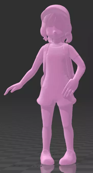 Elaine pokemon trainer 3D print model_0