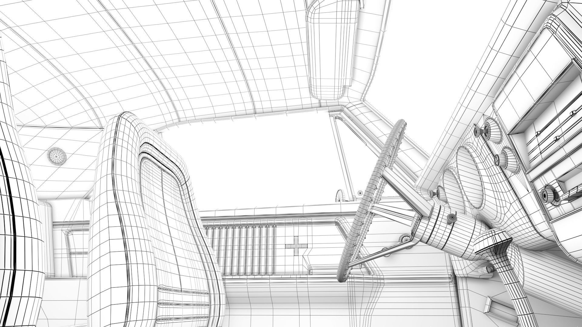 Chevrolet Camaro 1967 Low-poly 3D model_25