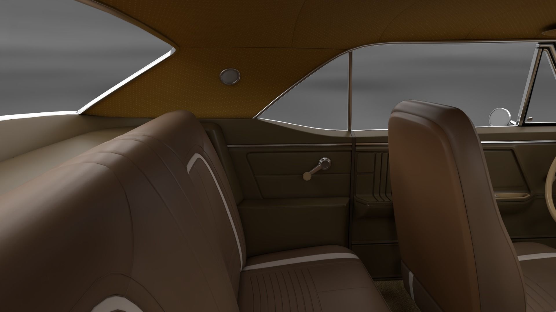 Chevrolet Camaro 1967 Low-poly 3D model_13