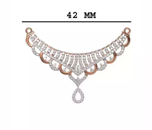 Women Necklace Pendant STL JCD Details