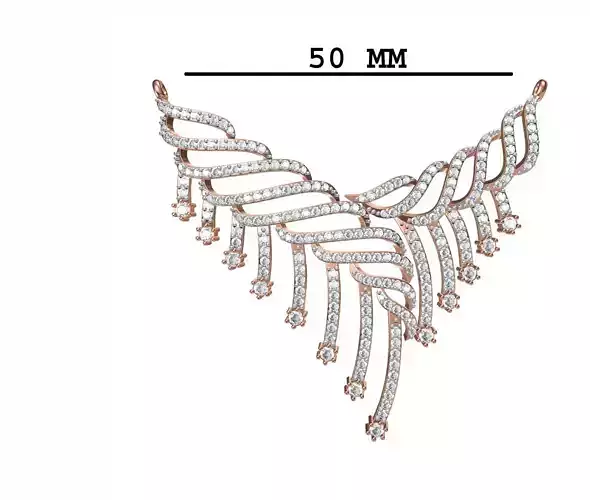 Women Necklace Pendant STL JCD Details