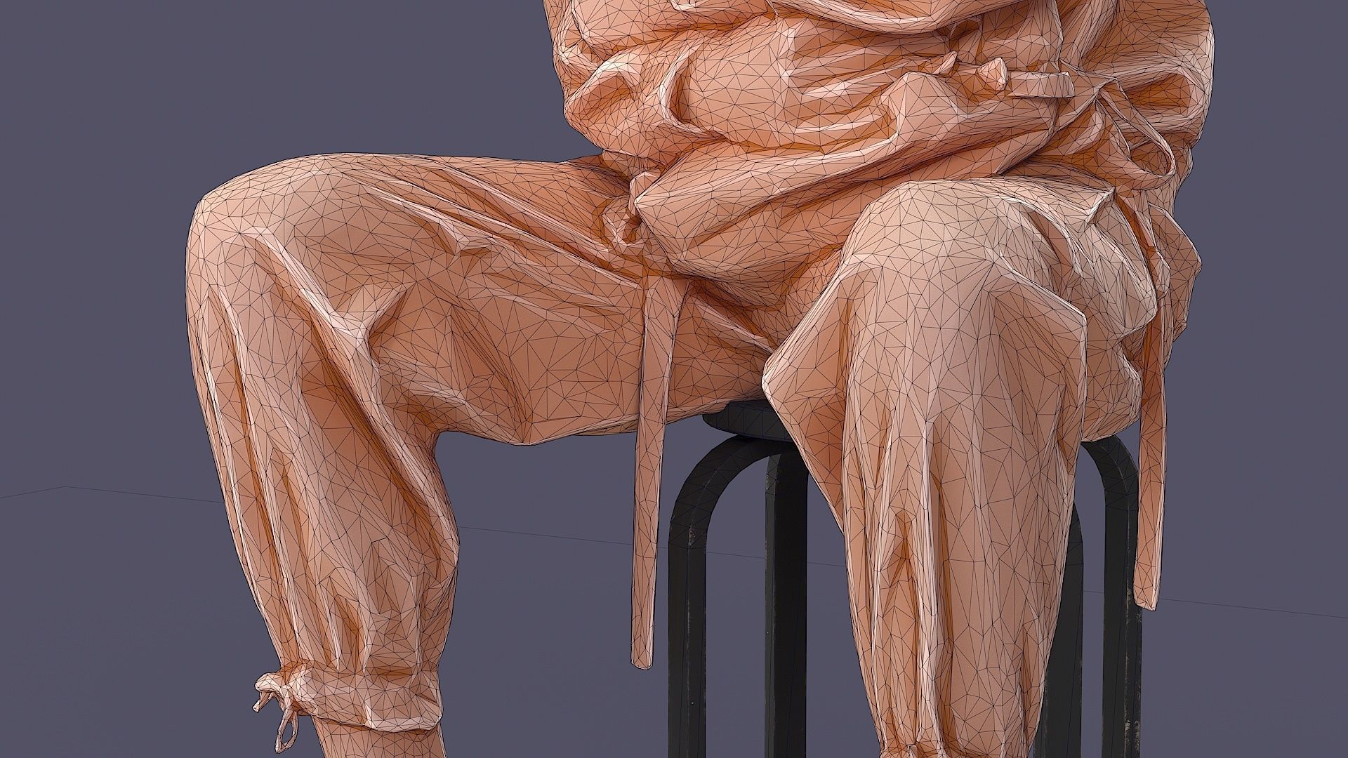UrbanSway Seated Stylish Man 3D model_13
